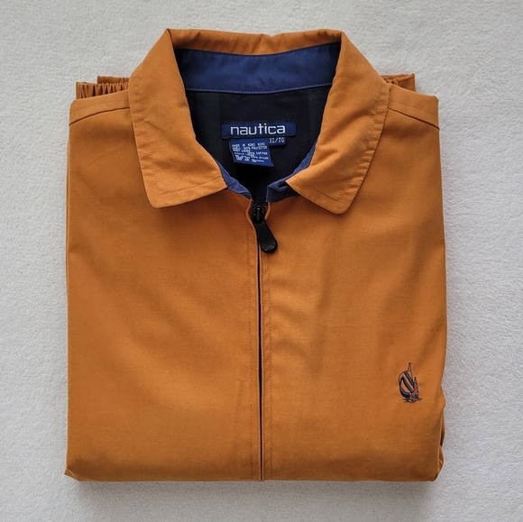 Vintage Men's Zip-Up Collared Jacket Nautica | XL - Picture 16 of 16